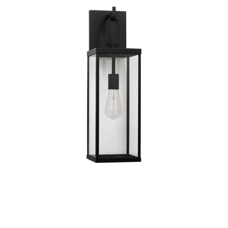 Rox 22" Outdoor Wall Lantern in Textured Black