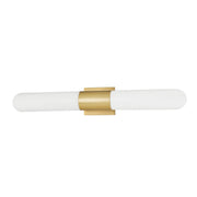 Carlin 2-Light Wall Sconce in Aged Brass