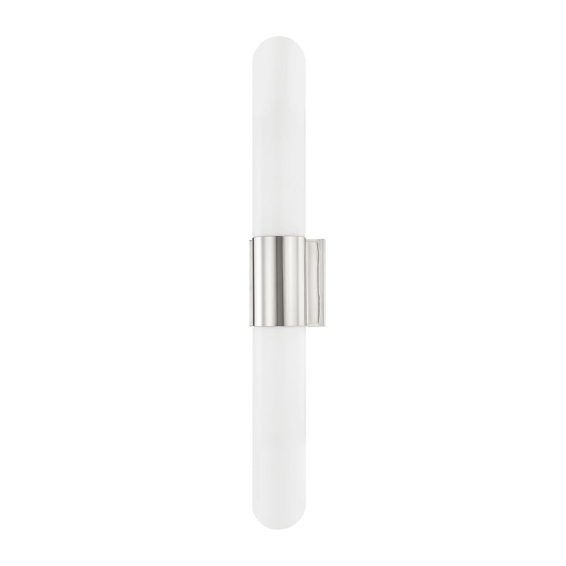 Carlin 2-Light Wall Sconce in Polished Nickel