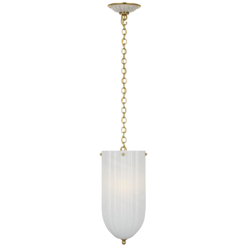 Rosehill 8" Mini Pendant in Hand-Rubbed Antique Brass