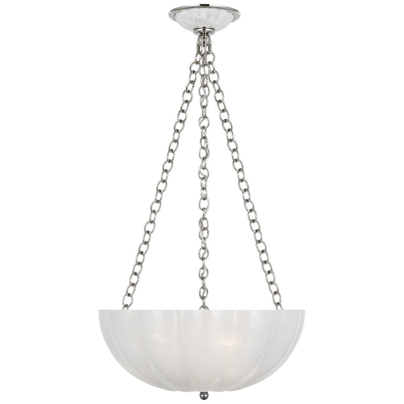 Rosehill 16" Bowl 3-Light Pendant in Polished Nickel