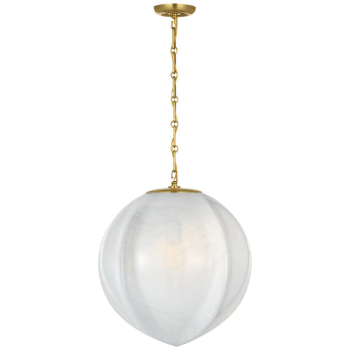 Rae 17" Pendant in Hand-Rubbed Antique Brass