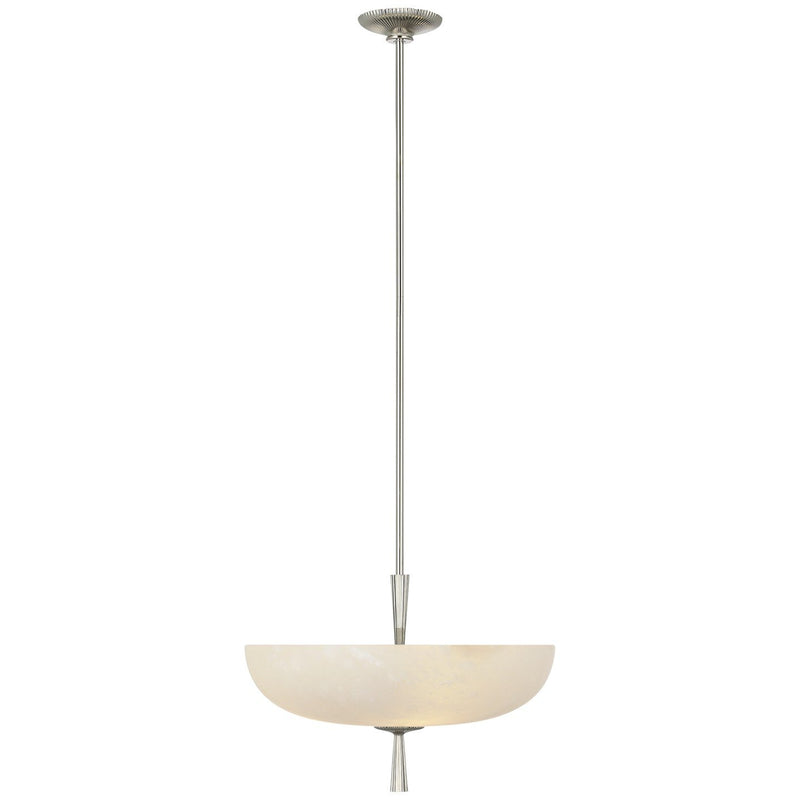 Pascal 19" 3-Light Bowl Pendant in Polished Nickel