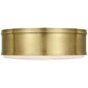 Marden 18" Flush Mount in Antique-Burnished Brass