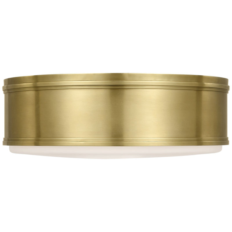 Marden 18" Flush Mount in Antique-Burnished Brass