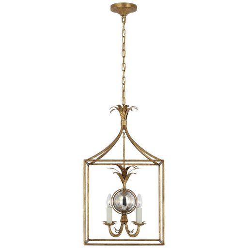 Gramercy 17" 4-Light Lantern Pendant in Gilded Iron