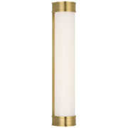 Marden 24" Salon Bath Sconce in Antique-Burnished Brass