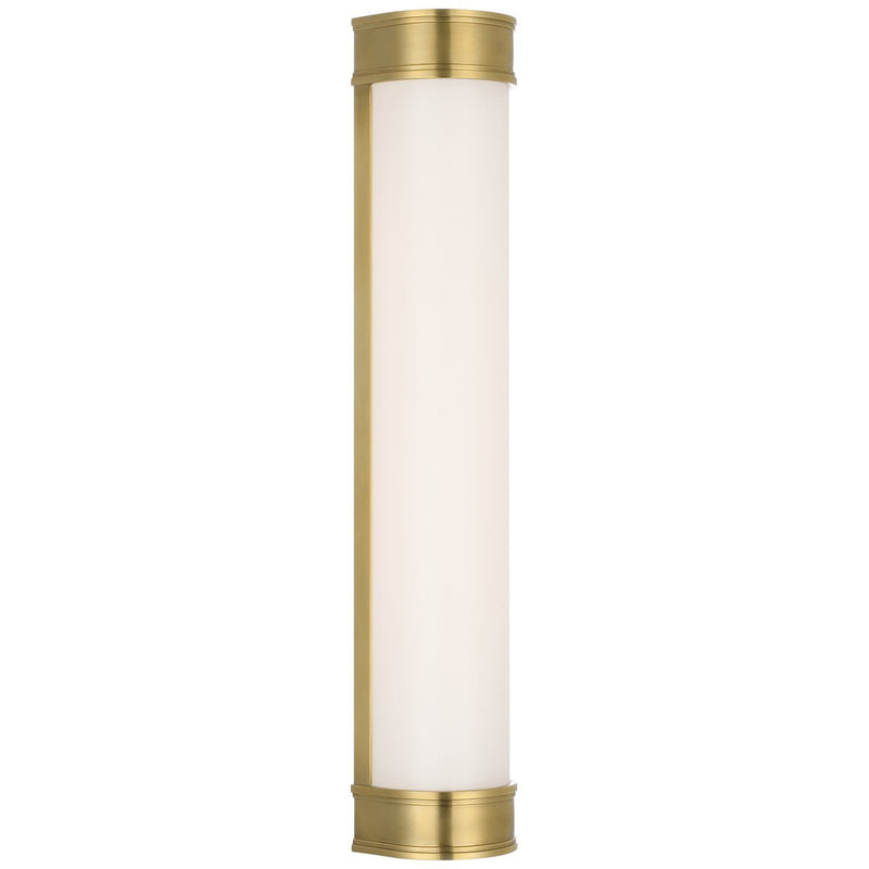 Marden 24" Salon Bath Sconce in Antique-Burnished Brass
