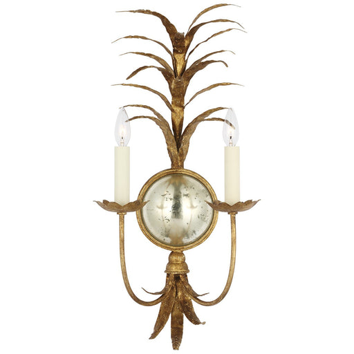Gramercy 28" 2-Light Wall Sconce in Gilded Iron