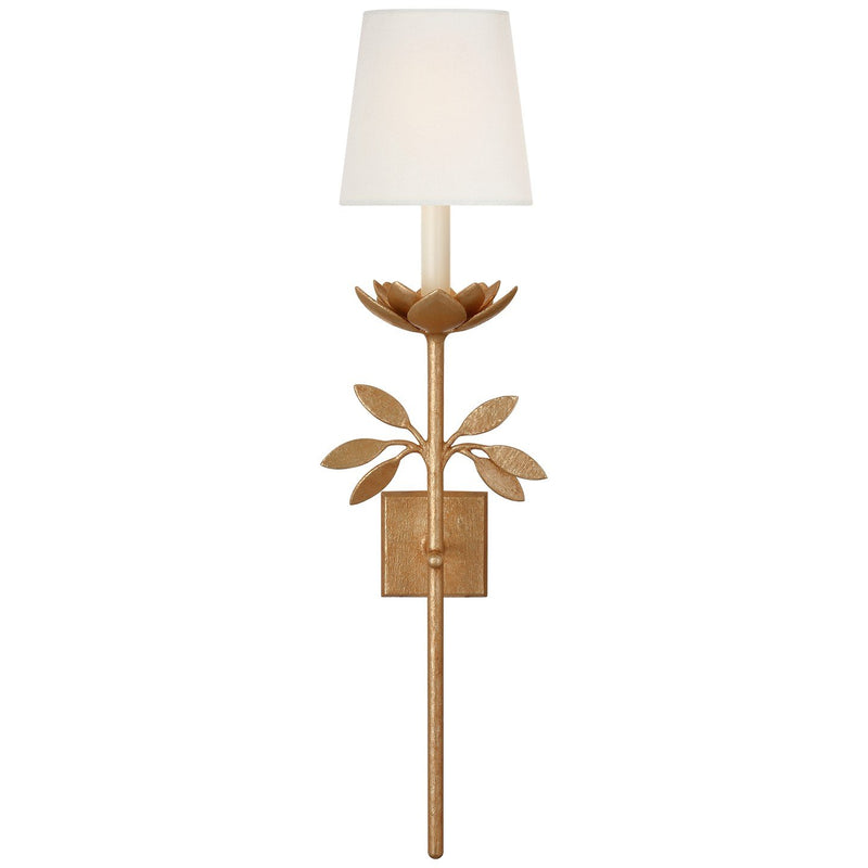 Clementine 34" Tail Wall Sconce in Antique Gold Leaf