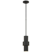 Chalmette 6" Layered Mini Pendant in Aged Iron