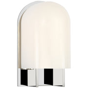 Trouve 8" Wall Sconce in Polished Nickel