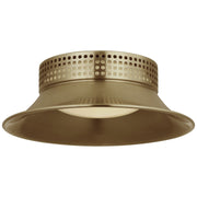 Precision 7" Flush Mount in Antique-Burnished Brass
