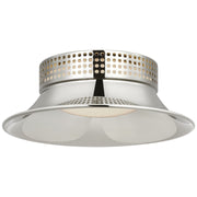 Precision 7" Flush Mount in Polished Nickel