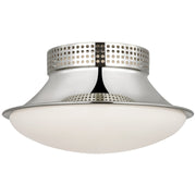 Precision 9" Downlight Flush Mount in Polished Nickel