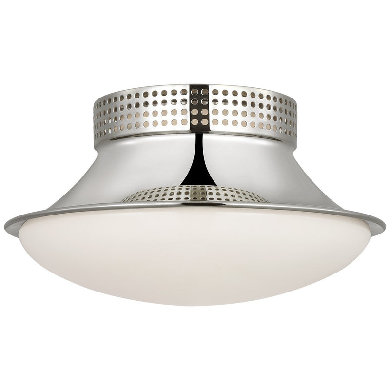 Precision 9" Downlight Flush Mount in Polished Nickel