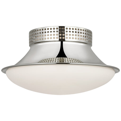 Precision 9" Downlight Flush Mount in Polished Nickel