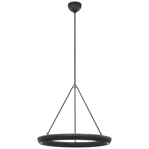 Utopia 30" Ring Pendant in Aged Iron