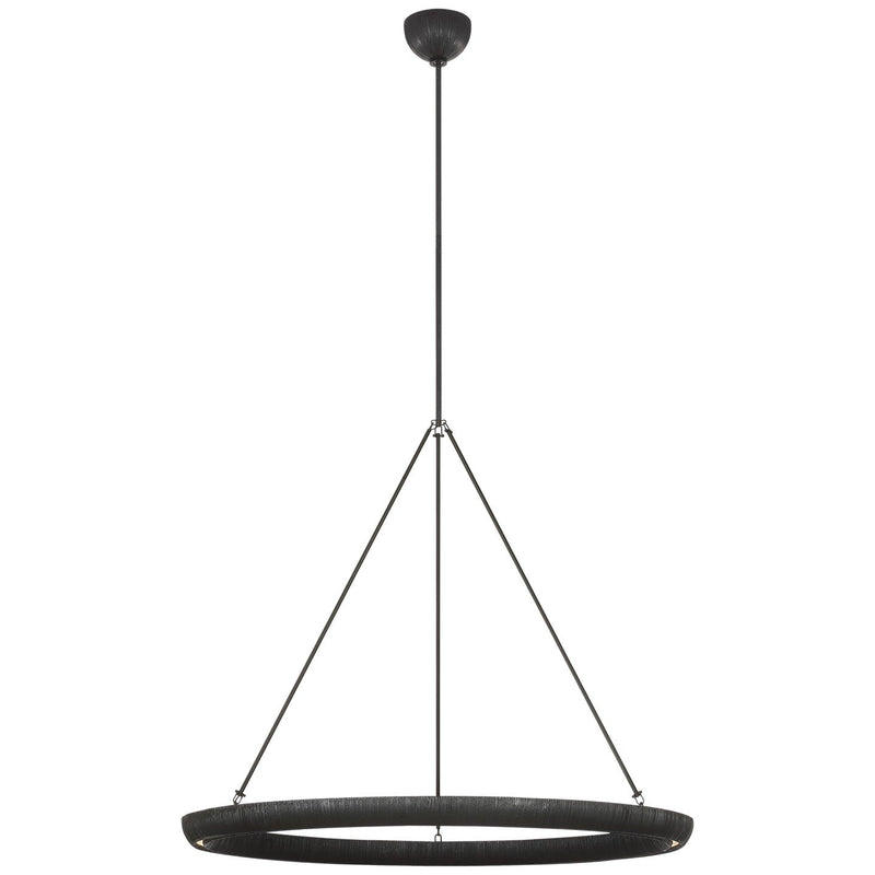 Utopia 42" Ring Pendant in Aged Iron