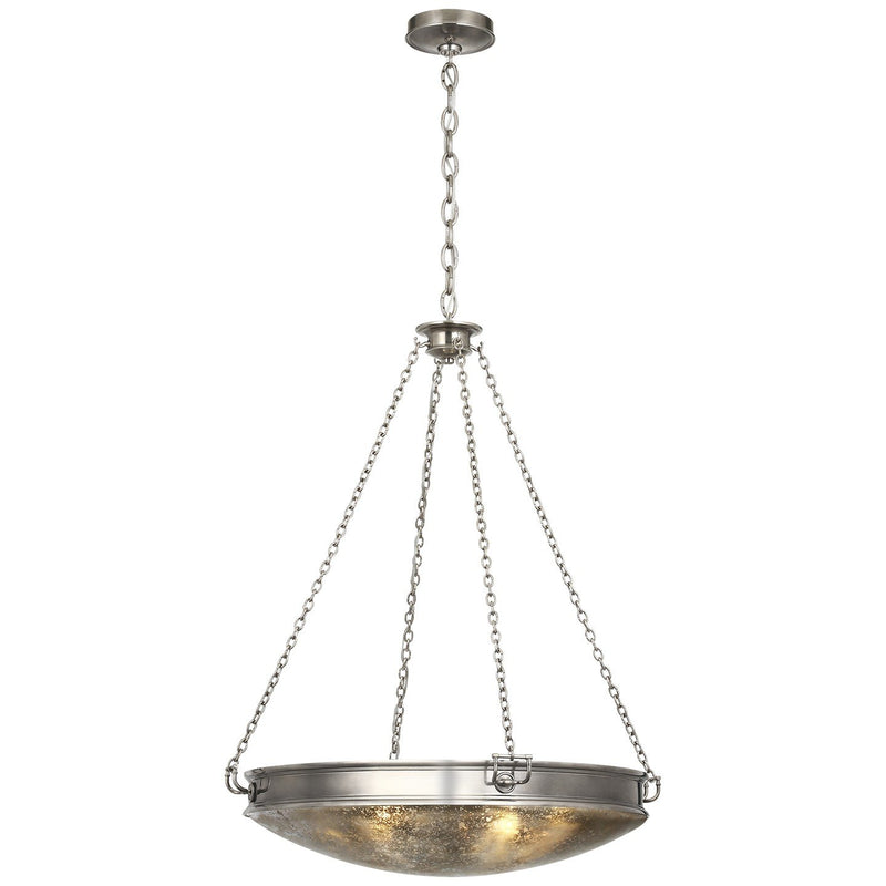 Quinn 28" 6-Light Pendant in Pewter