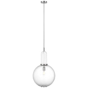 Meir 16" Pendant in Polished Nickel
