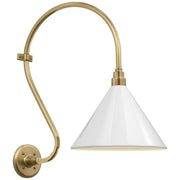 Academy Larrabee 15" Barn Light Outdoor Wall Lantern in Hand-Rubbed Antique Brass