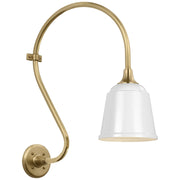 Academy Larrabee 15" Barn Light Outdoor Wall Lantern in Hand-Rubbed Antique Brass