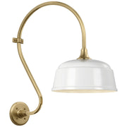 Academy Larrabee 15" Barn Light Outdoor Wall Lantern in Hand-Rubbed Antique Brass