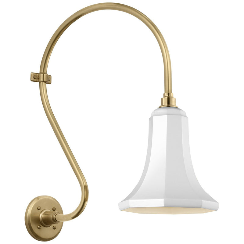 Academy Larrabee 15" Barn Light Outdoor Wall Lantern in Hand-Rubbed Antique Brass