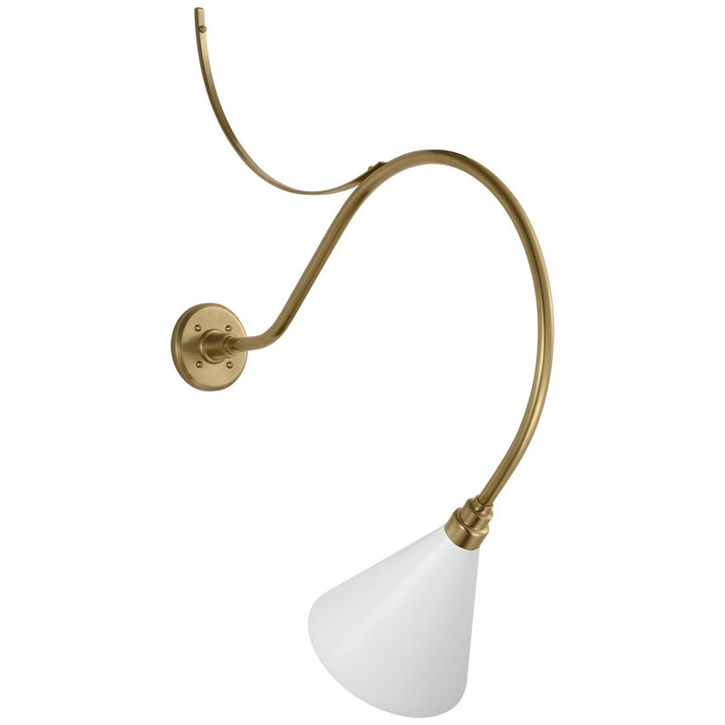 Academy Anchored Larrabee 26.5" Barn Light Outdoor Wall Lantern in Hand-Rubbed Antique Brass