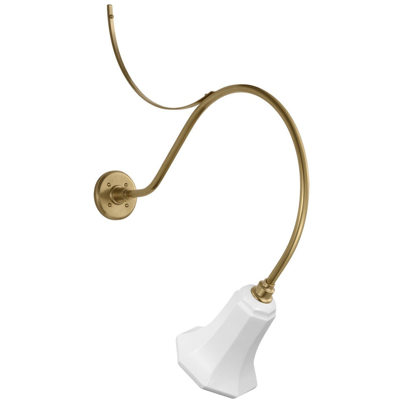 Academy Anchored Larrabee 26.5" Barn Light Outdoor Wall Lantern in Hand-Rubbed Antique Brass