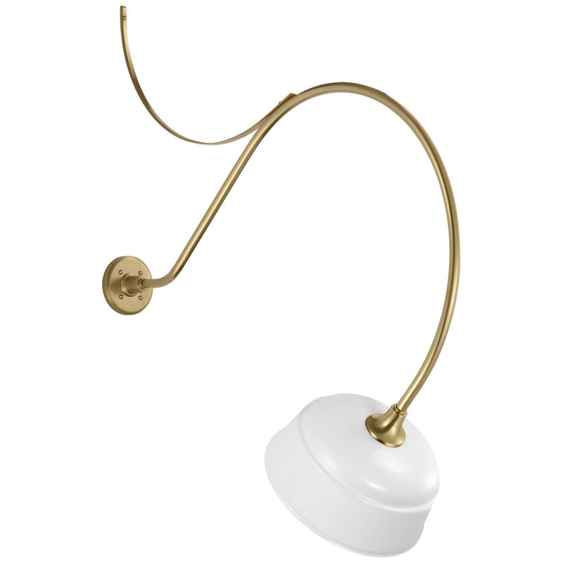 Academy Anchored Larrabee 36" Barn Light Outdoor Wall Lantern in Hand-Rubbed Antique Brass