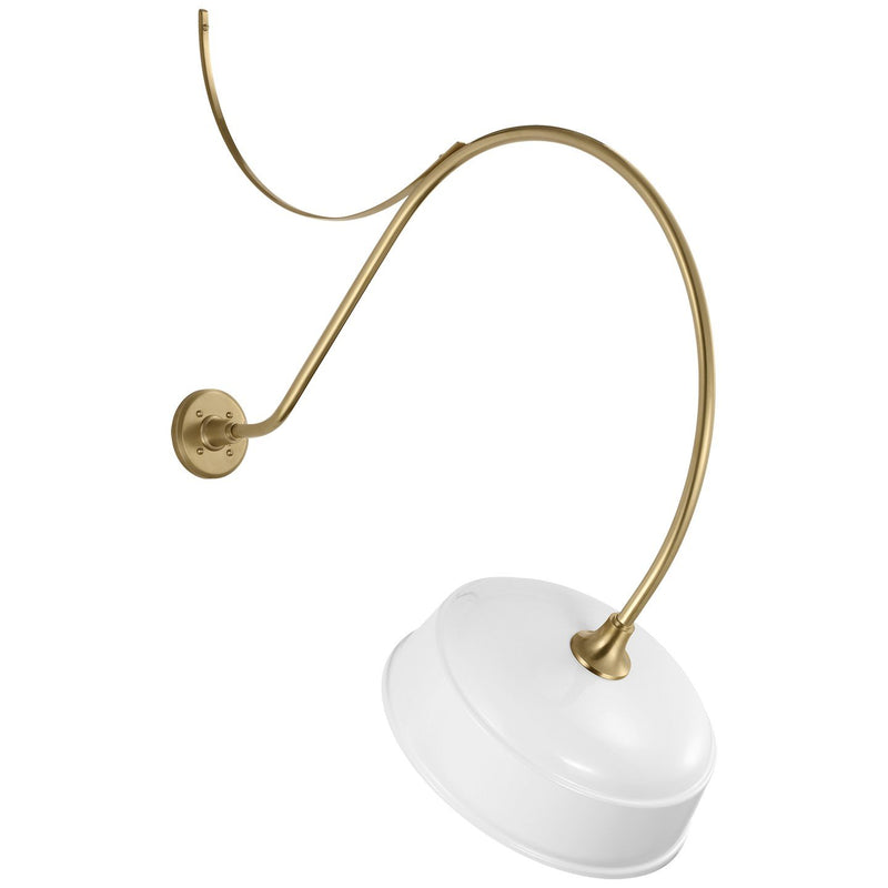 Academy Anchored Larrabee 36" Barn Light Outdoor Wall Lantern in Hand-Rubbed Antique Brass