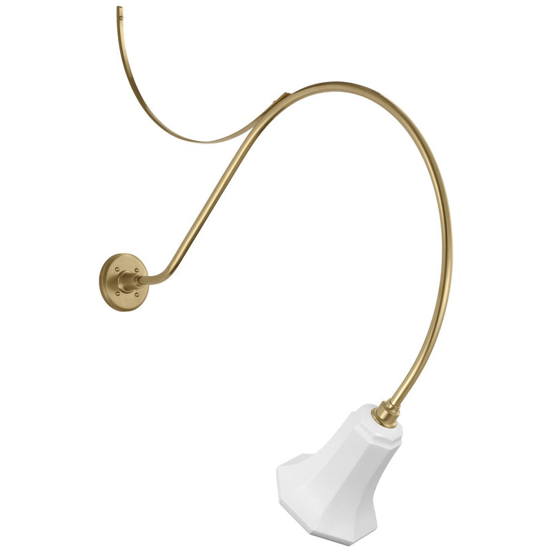 Academy Anchored Larrabee 36" Barn Light Outdoor Wall Lantern in Hand-Rubbed Antique Brass