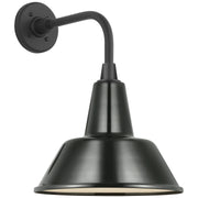 Academy Rex 11" Barn Light Outdoor Wall Lantern in Matte Black