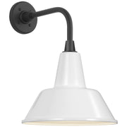 Academy Rex 11" Barn Light Outdoor Wall Lantern in Matte Black