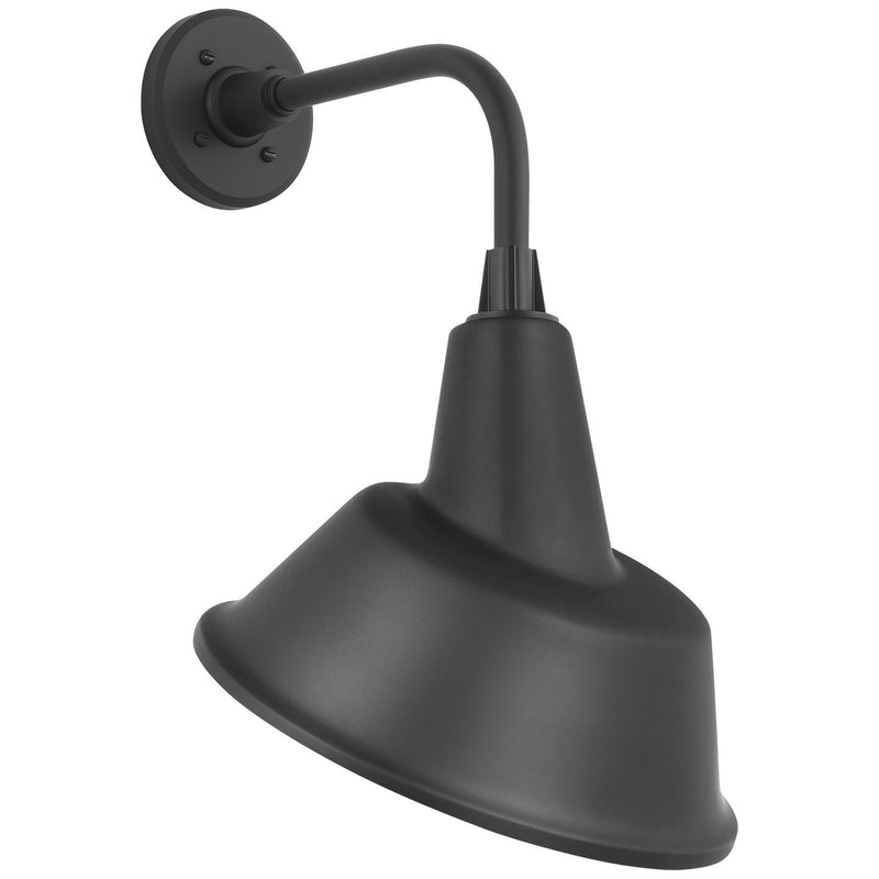 Academy Rex 11" Barn Light Outdoor Wall Lantern in Matte Black