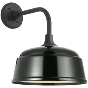 Academy Rex 11" Barn Light Outdoor Wall Lantern in Matte Black
