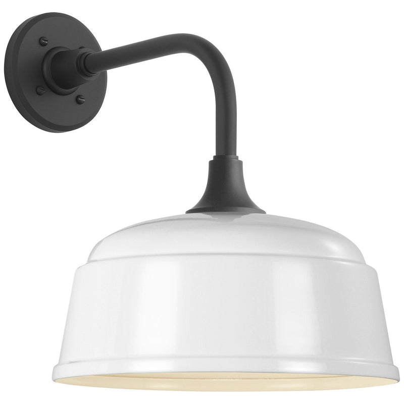 Academy Rex 11" Barn Light Outdoor Wall Lantern in Matte Black