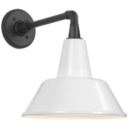 Academy Mack 11" Barn Light Outdoor Wall Lantern in Matte Black