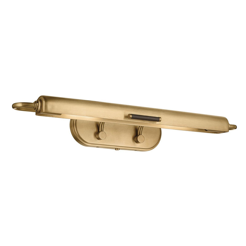 Caillier 2-Light 29.25" Picture Light in Lacquered Brass