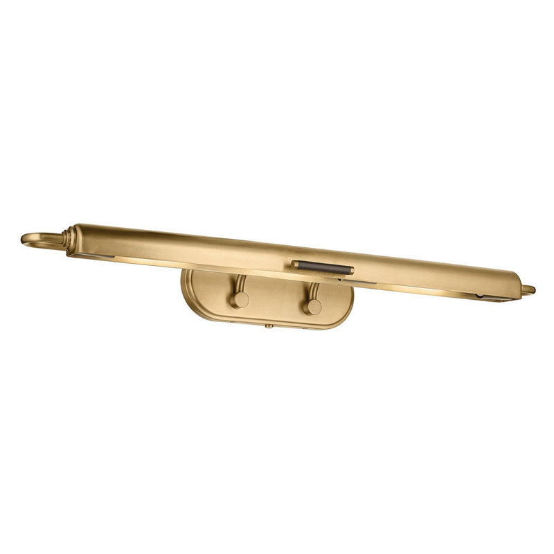 Caillier 3-Light Picture Light in Lacquered Brass
