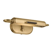 Caillier Picture Light in Lacquered Brass