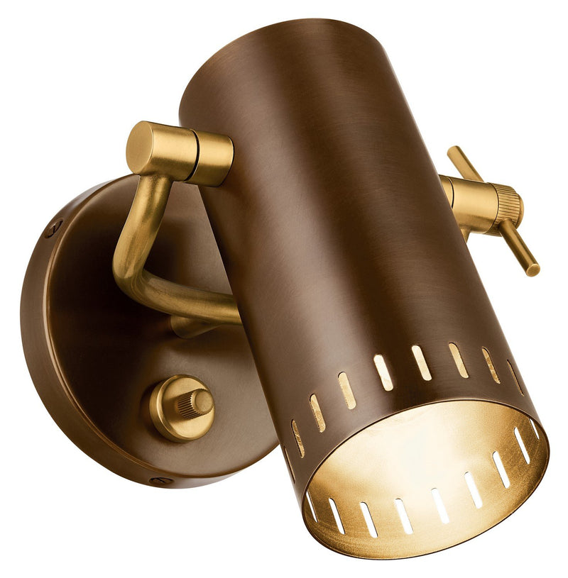 Ruehl Wall Sconce in Lacquered Bronze