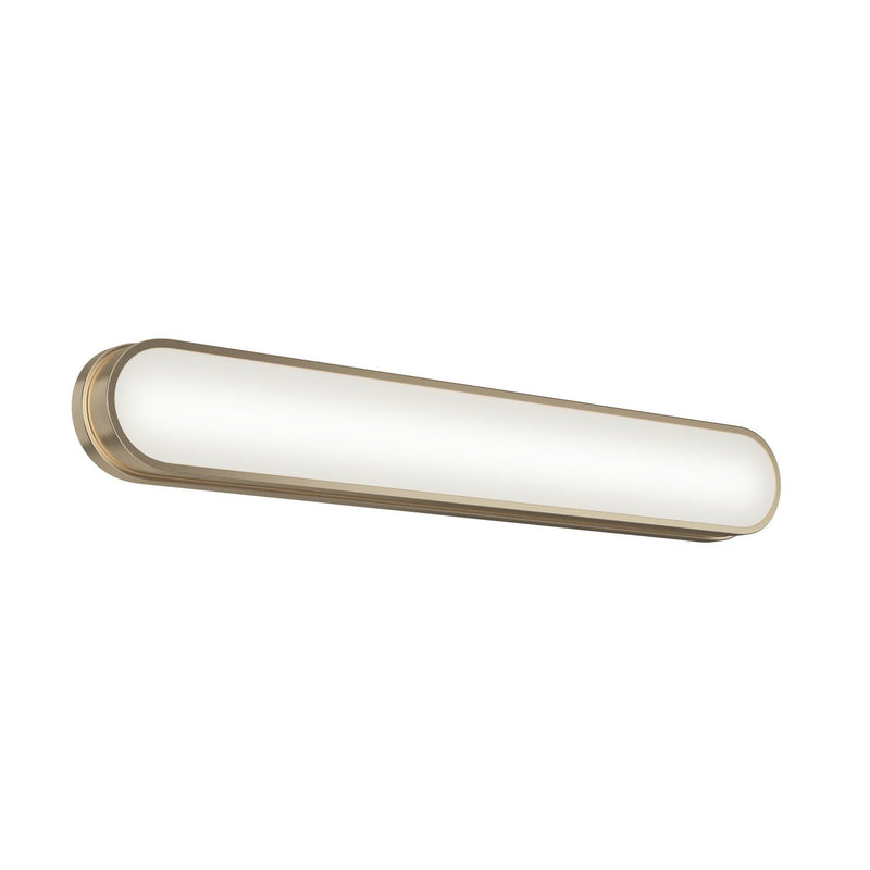 Daines Large LED Bath Vanity Light in Champagne Bronze