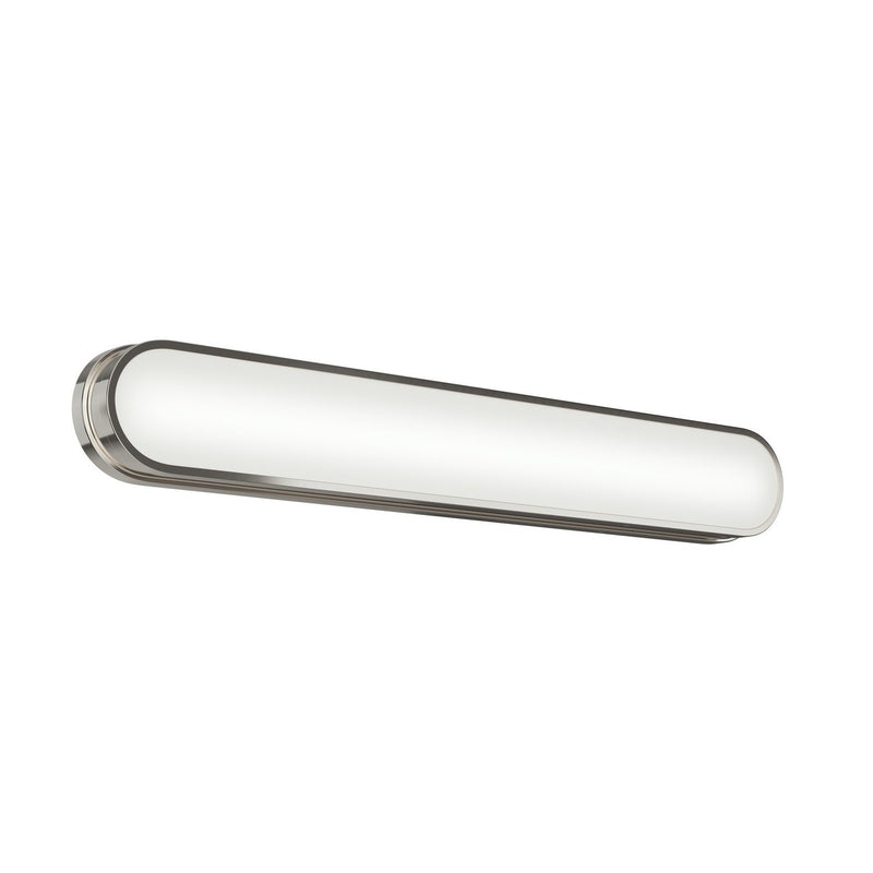 Daines Large LED Bath Vanity Light in Polished Nickel