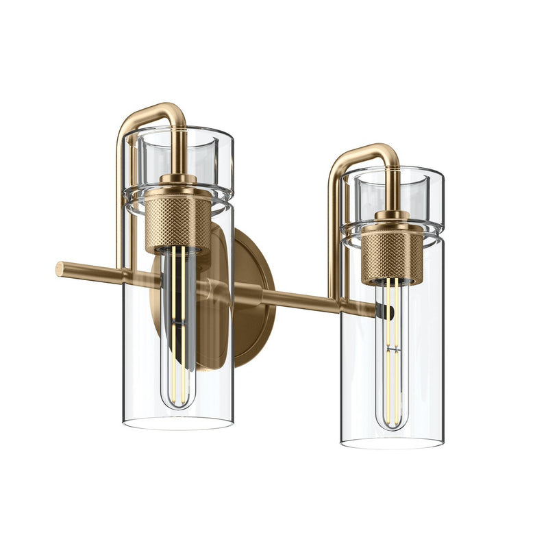 Niccol 2-Light Bath Vanity Light in Champagne Bronze