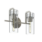 Niccol 2-Light Bath Vanity Light in Brushed Nickel