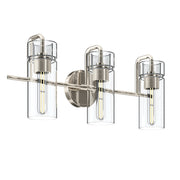 Niccol 3-Light Bath Vanity Light in Polished Nickel