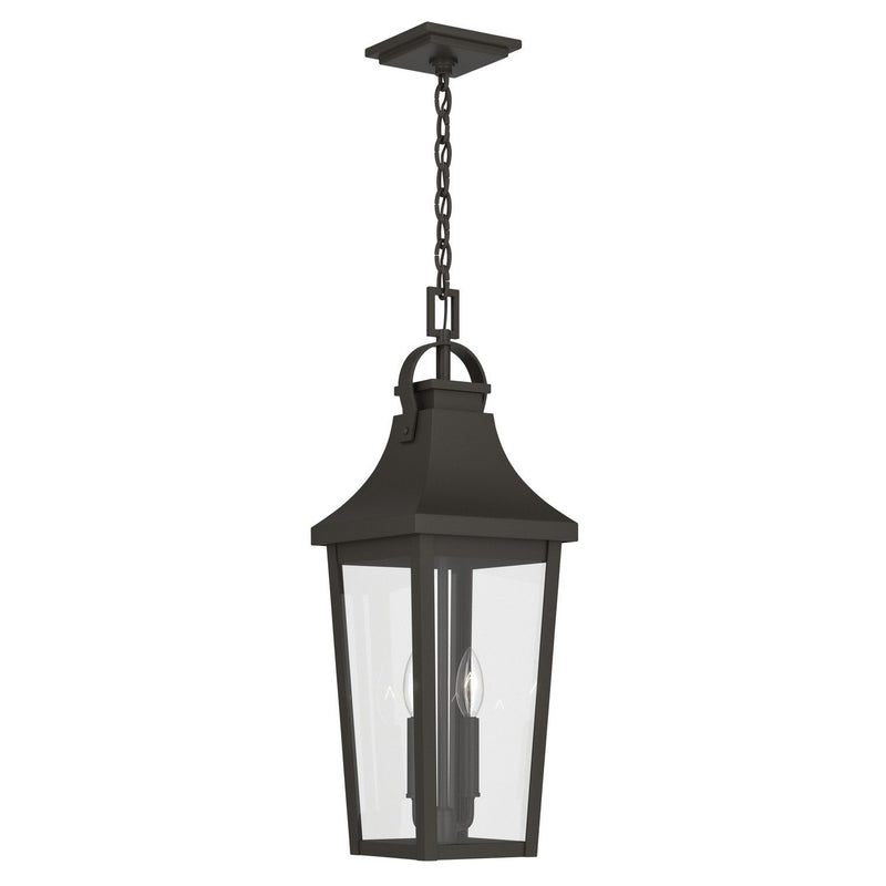 Cleary 2-Light Outdoor Lantern Pendant in Olde Bronze